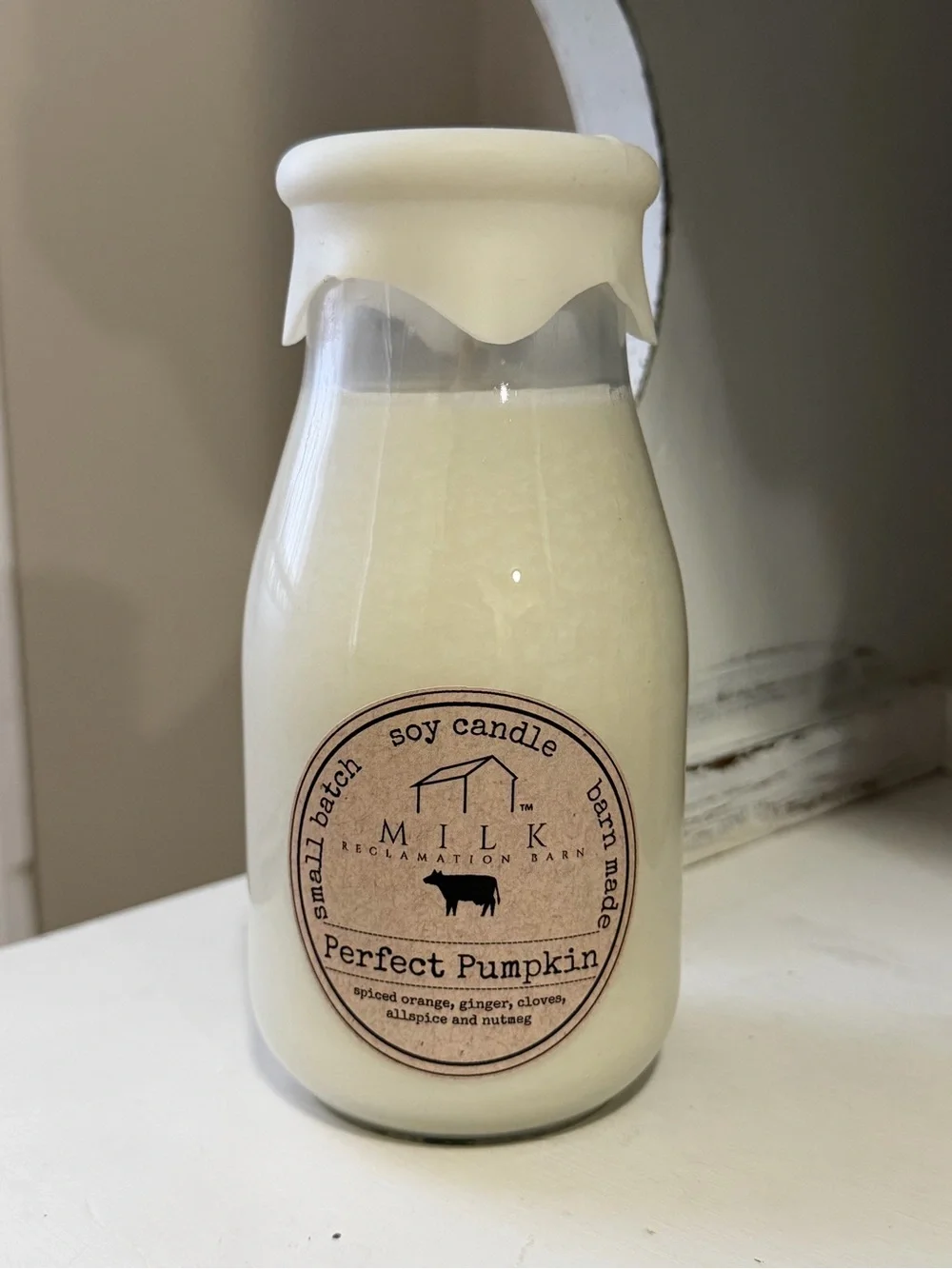 Milk Reclamation Barn Perfect Pumpkin Fall Soy Candle